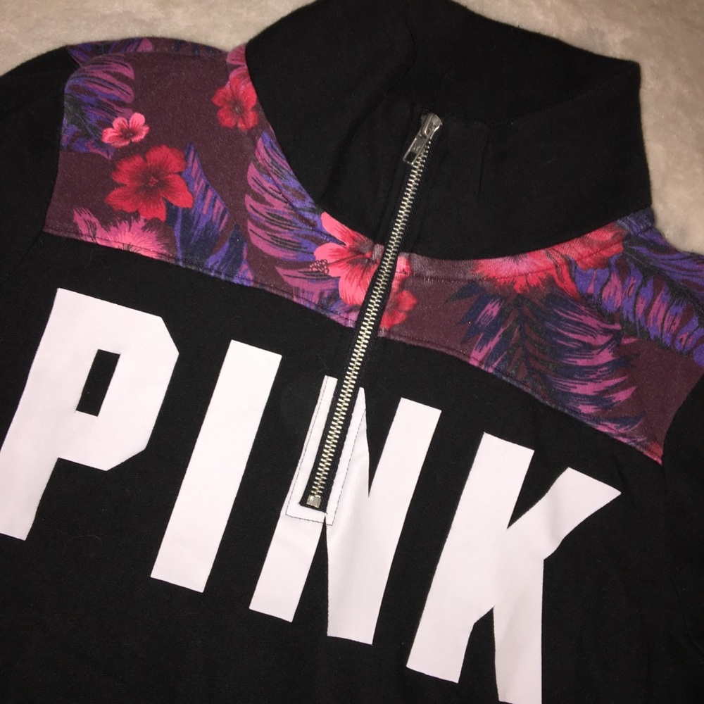victoria’s secret pink quarter zip